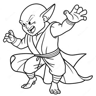 Piccolo In Action Coloring Page 18700-15061