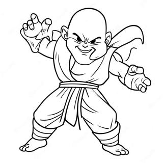 Piccolo In Action Coloring Page 18700-15062