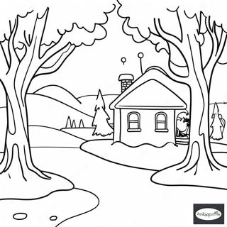 January Winter Wonderland Coloring Page 18719-15080