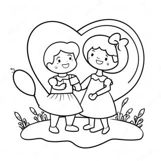 February Valentine S Day Coloring Page 18720-15075