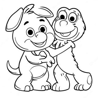 Elmo And Abby Fun Coloring Page 18741-15091