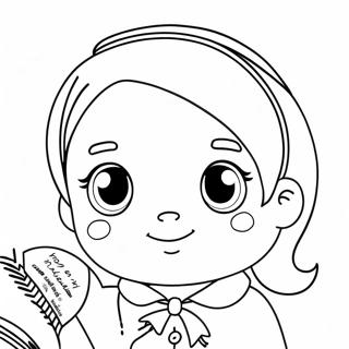 Cute Bible Characters Coloring Page 18822-15163