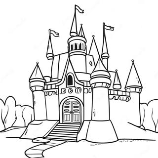 Lego Princess Castle Coloring Page 18831-15158