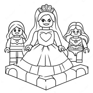 Lego Princess Adventure Coloring Page 18832-15167