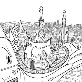 Barcelona Coloring Pages