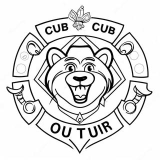 Cub Scout Logo Coloring Page 18881-15202