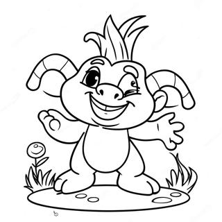 Viva Trolls Coloring Page 18901-15215