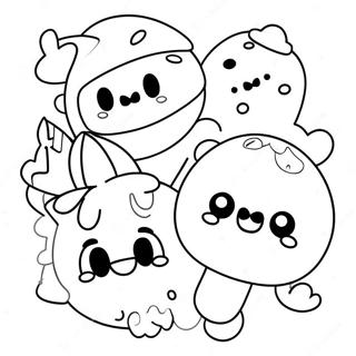 Adventurous Cookie Run Kingdom Characters Coloring Page 18912-15231