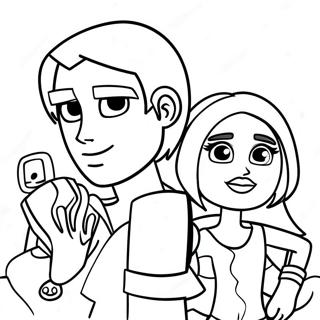 Total Drama Coloring Pages