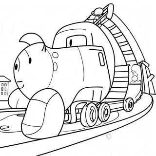 Phineas Building A Roller Coaster Coloring Page 1892-1553