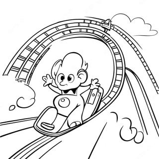 Phineas Building A Roller Coaster Coloring Page 1892-1555