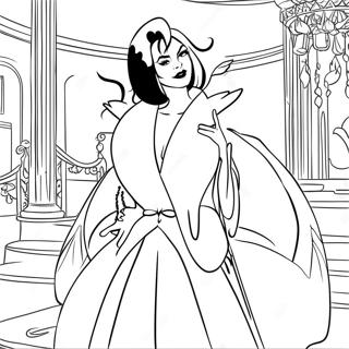 Cruella Coloring Pages