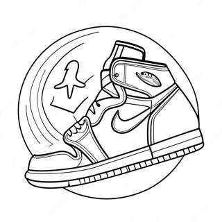 Air Jordan Logo Coloring Page 18971-15275