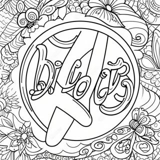 Dodgers Logo Coloring Page 19001-15297