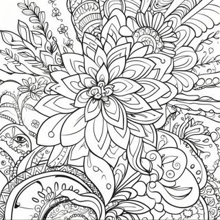 Vibrant Folk Art Patterns Coloring Page 19012-15314