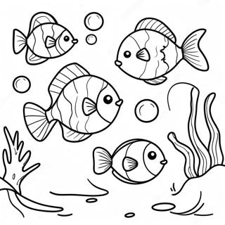 Fun Underwater Scene Coloring Page 1902-1571