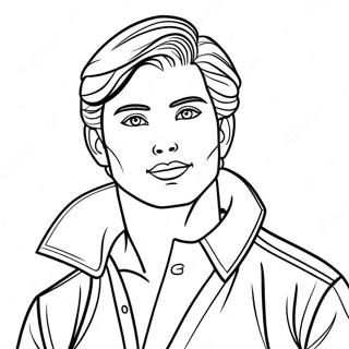 Ken Doll Coloring Page 19051-15340