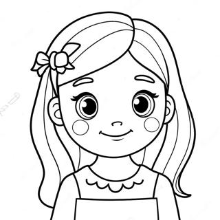 Cute Sister Coloring Pages