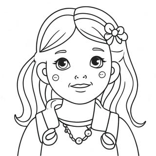 Cute Sister Coloring Page 19081-15362