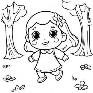 Adorable Sister Playing In The Park Coloring Page 19082-15366