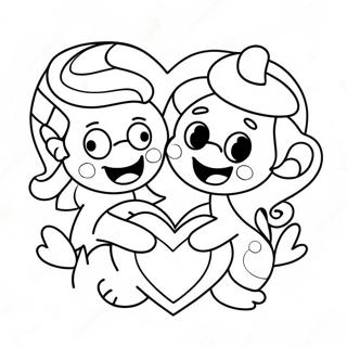 Happy Valentines Day Dad Coloring Page 19101-15379