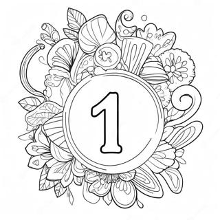 Number 1 Coloring Page 19151-15415