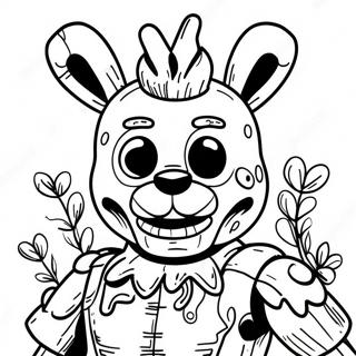 Springtrap Coloring Pages