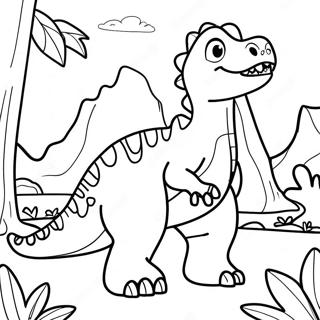 Dino Adventure Camp Coloring Page 19172-15434