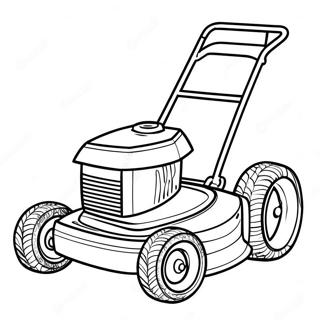 Lawn Mower Coloring Pages