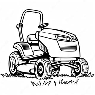 Classic Lawn Mower Coloring Page 19181-15442