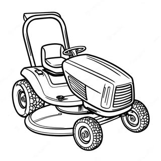 Classic Lawn Mower Coloring Page 19181-15443