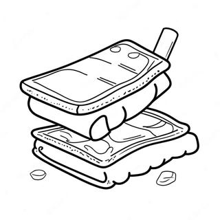 Smores Coloring Pages