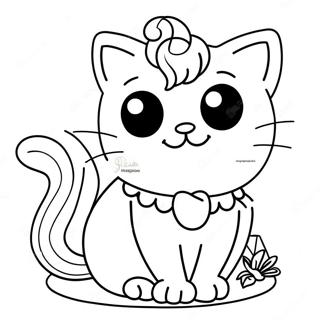 Halloween Kitty Coloring Page 19231-15482