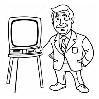 Tv Man Coloring Page 19241-15489