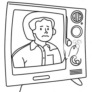 Tv Man Coloring Page 19241-15490