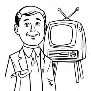 Tv Man Coloring Page 19241-15491