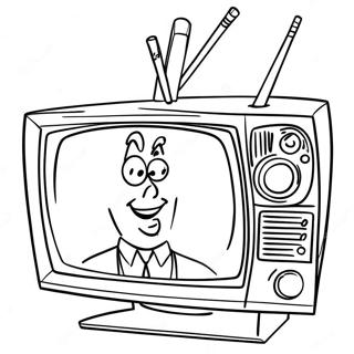 Tv Man Coloring Page 19241-15492