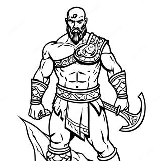 God Of War Coloring Page 19251-15499