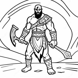 God Of War Coloring Page 19251-15500