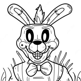 Withered Bonnie Coloring Pages