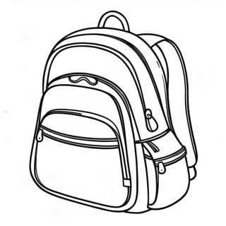 Colorful Backpack Coloring Page 1932-1590