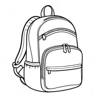 Colorful Backpack Coloring Page 1932-1592