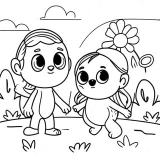 Poppy And Viva Adventure Coloring Page 19332-15570