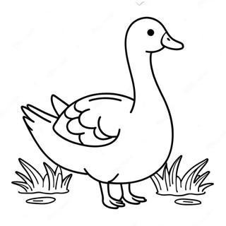 Goose Coloring Pages