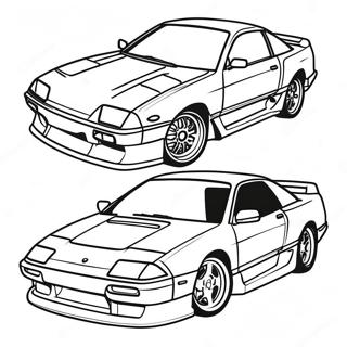 Jdm Car Coloring Page 19371-15589