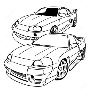 Jdm Car Coloring Page 19371-15590