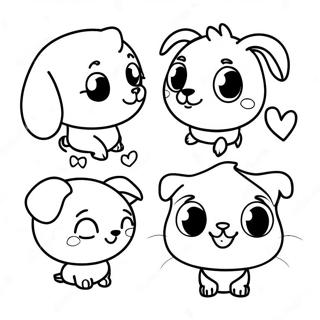 Cute Pet Simulator X Characters Coloring Page 19402-15624