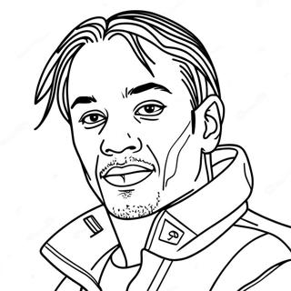 Travis Scott Coloring Page 19411-15627