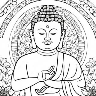 Buddha Coloring Page 19421-15634