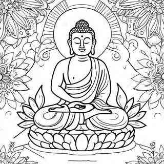 Buddha Coloring Page 19421-15635